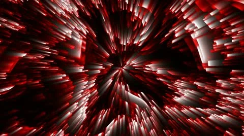 Inside Toothbrush Animation VJ DJ Stock Footage 12003899