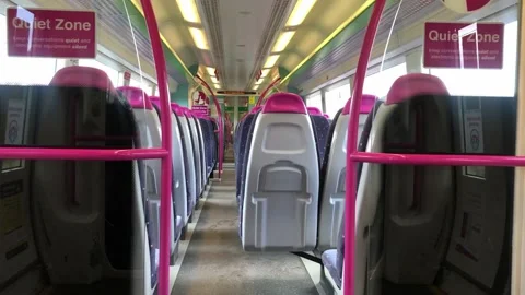 Inside Train Carriage Stock Footage 137909477