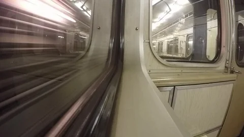 Inside the train Stock Footage 91621823