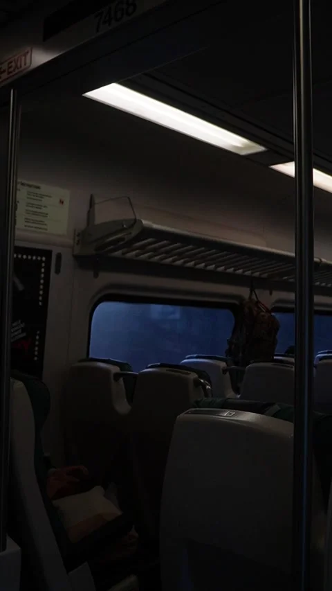 Inside train Stock Footage 240353298