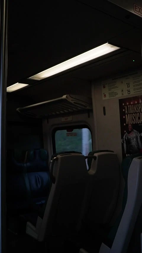 Inside train Stock Footage 240353314
