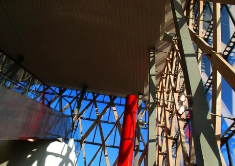 Inside train station of Umea Stock Photos