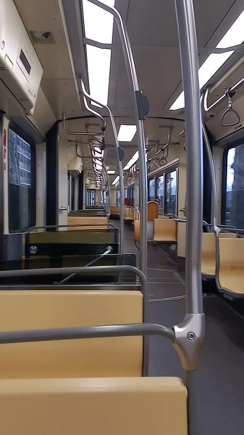Inside the tram Stock Footage 297862240