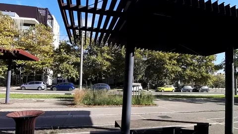 Inside tram line 3 going south, Place Ernest Granier to Pablo Picasso station Vídeo Stock 308764628