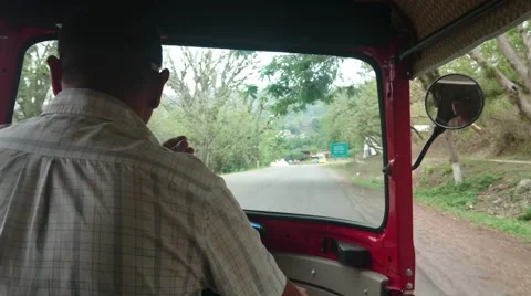 Inside a Tuk Tuk Stock Footage 65179750
