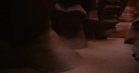 Inside of the Upper Antelope Canyon Stock Footage 91158336