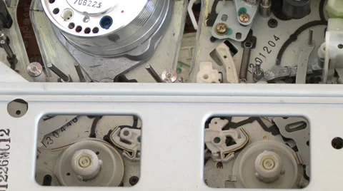 Inside of VCR 1 Stock Footage 36557735