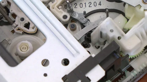 Inside of VCR 13 Stock Footage 36556188