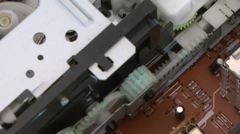 Inside of VCR 14 Stock Footage 36555280
