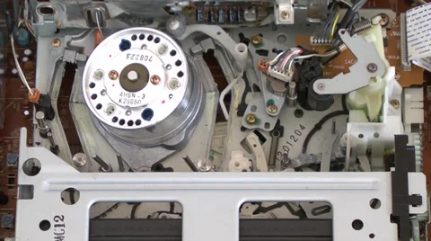 Inside of VCR 15 Stock Footage 36554550