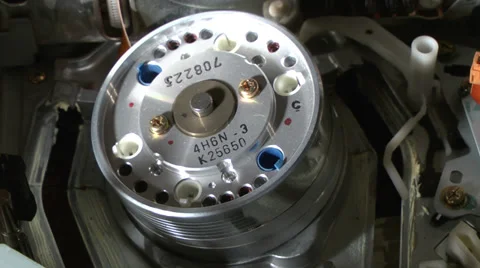 Inside of VCR 19 Stock Footage 36553668