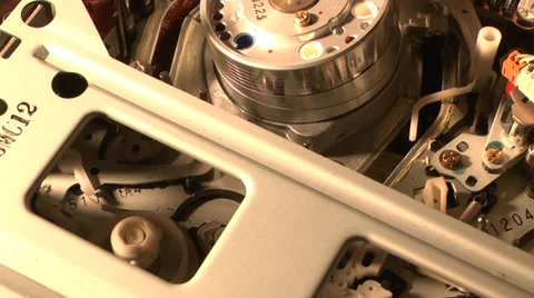 Inside of VCR 20 Stock Footage 36552489