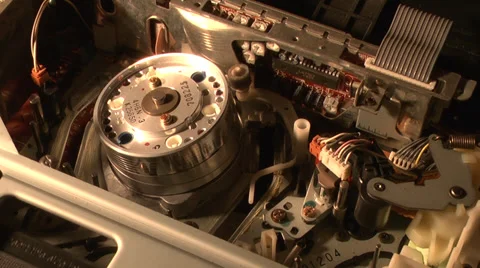 Inside of VCR 23 Stock Footage 36551064