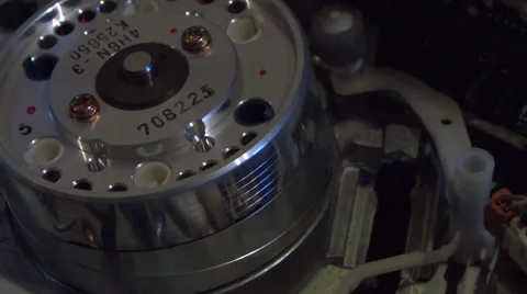 Inside of VCR 24 Stock Footage 36550661