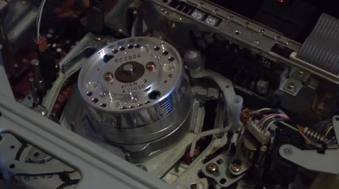 Inside of VCR 3 Stock Footage 36550635