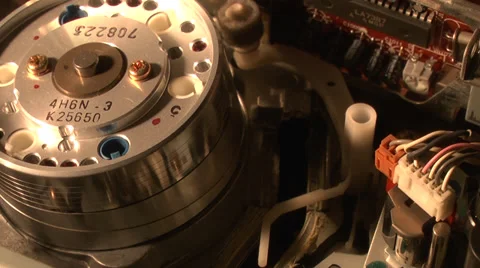 Inside of VCR 5 Stock Footage 36551153