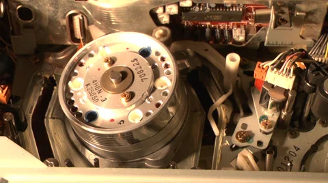 Inside of VCR 6 Stock Footage 36552047