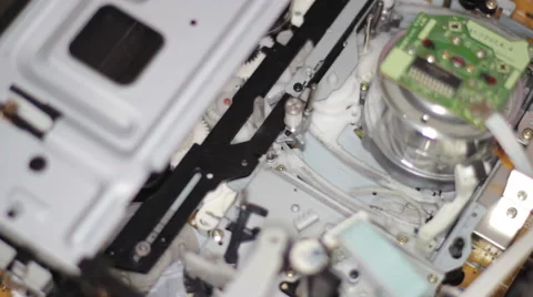 Inside A VCR Video Player 2 Vídeo Stock 44897906