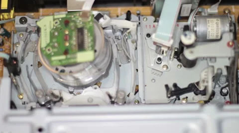 Inside A VCR Video Player 3 Stock-Footage 44898821