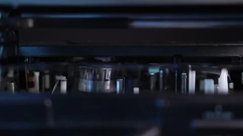 Inside VHS Video Cassette Tape Player an... | Stock Video | Pond5