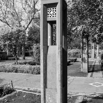 Inside view of architecture tomb inside Sunder Nursery in Delhi India, Sunder 스톡 사진