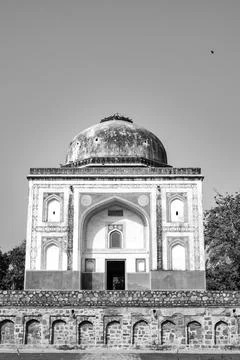Inside view of architecture tomb inside Sunder Nursery in Delhi India, Sunder Foto stock