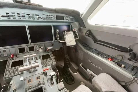 Inside view Cockpit G550 Stock Photos