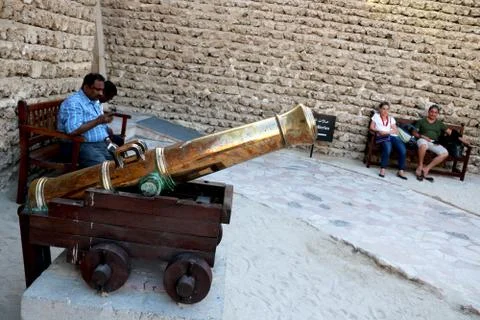 Inside view of Dubai museum Stock Photos