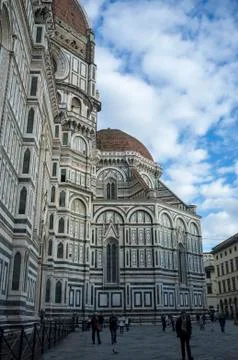 Inside view from Florence Cathedral Stock Photos
