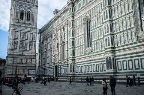 Inside view from Florence Cathedral Stock Photos