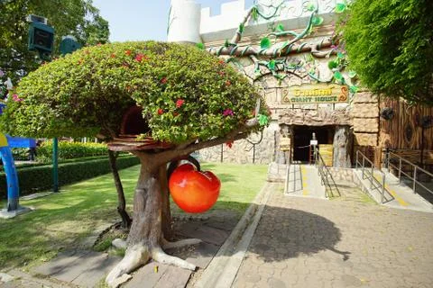 Inside view of the fun park named Dream World in Pathum Thani, Thailand. Foto stock