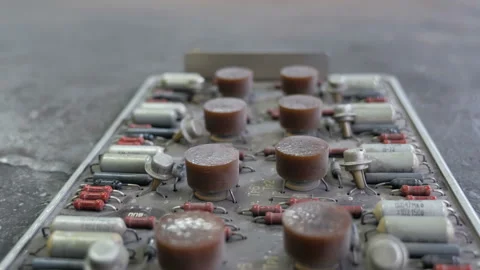 Inside view of hardware components Stock Footage 94112437