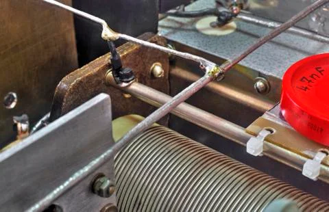 Inside view of high frequency power amplifier Stock Photos