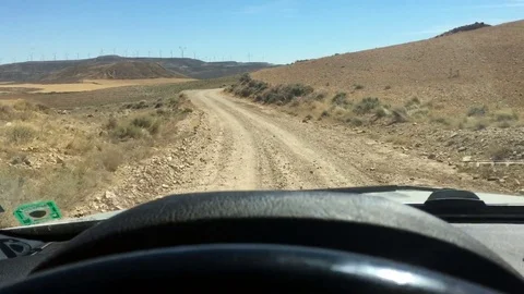 Inside view of a moving vehicle Stock Footage 81169281