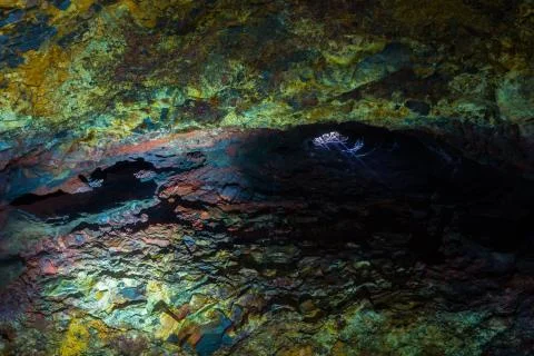 Inside the Volcano Stock Photos