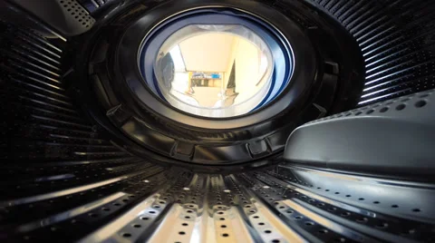 The inside of a washing machine Stock Footage 39477394