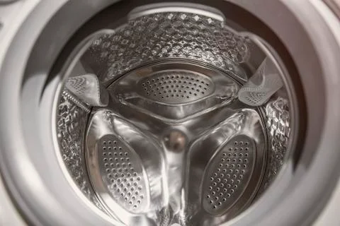 Inside the washing machine Stock Photos