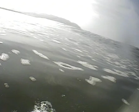 Inside a wave Stock Footage 71114