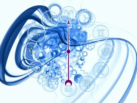 Inside of Zodiac Stock Illustration