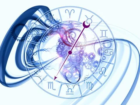 Inside of Zodiac Stock Illustration