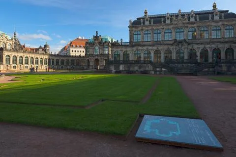 Inside the Zwinger. Stock Photos