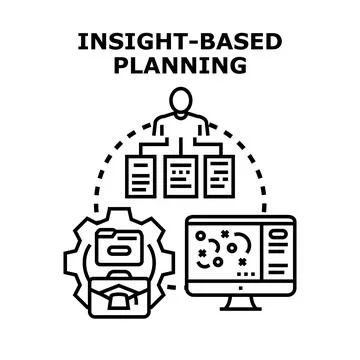 Insight based planning developing strategic business solutions イラスト素材