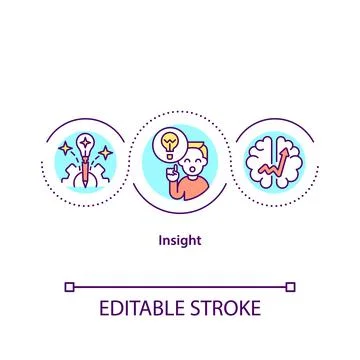 Insight concept icon イラスト素材
