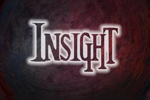 Insight concept Stock Illustration