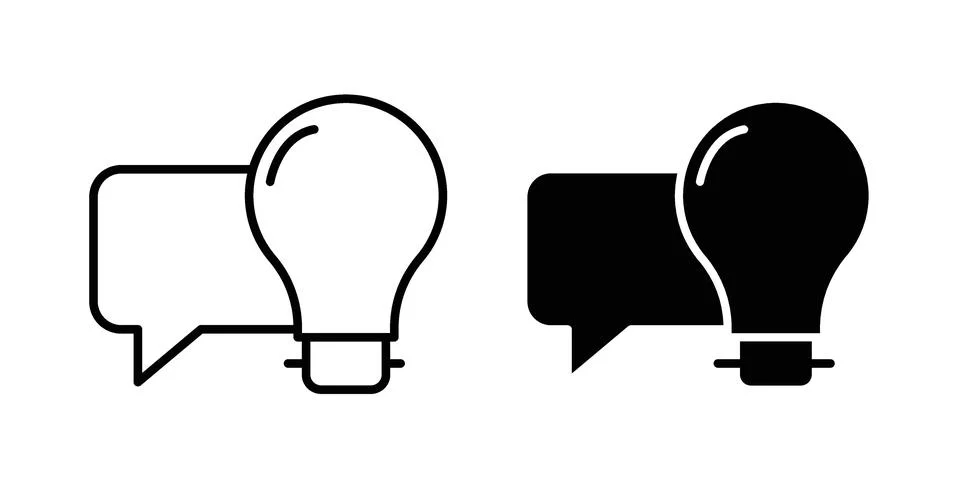 Insight icon bundle for website design projects Stock Illustration