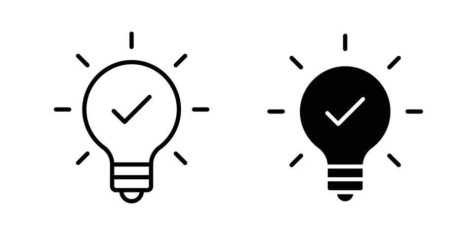 Insight icon for web projects Stock Illustration