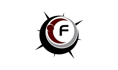 Insights Guide Initial F Logo Design Template Vector Stock-Illustration