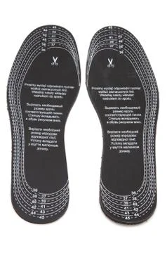 Insole shoe on white background Stock Photos