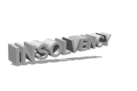 Insolvency Stock Illustration
