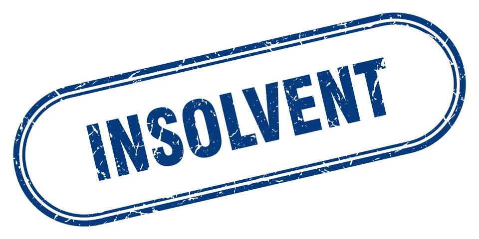 Insolvent Stock Illustration